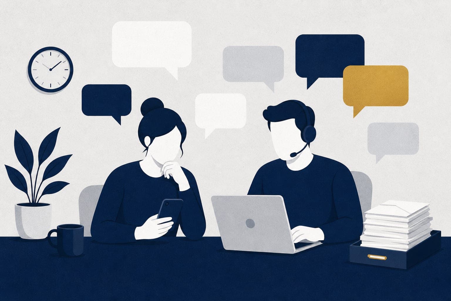 Answering customer WhatsApp messages when you are a two-person team